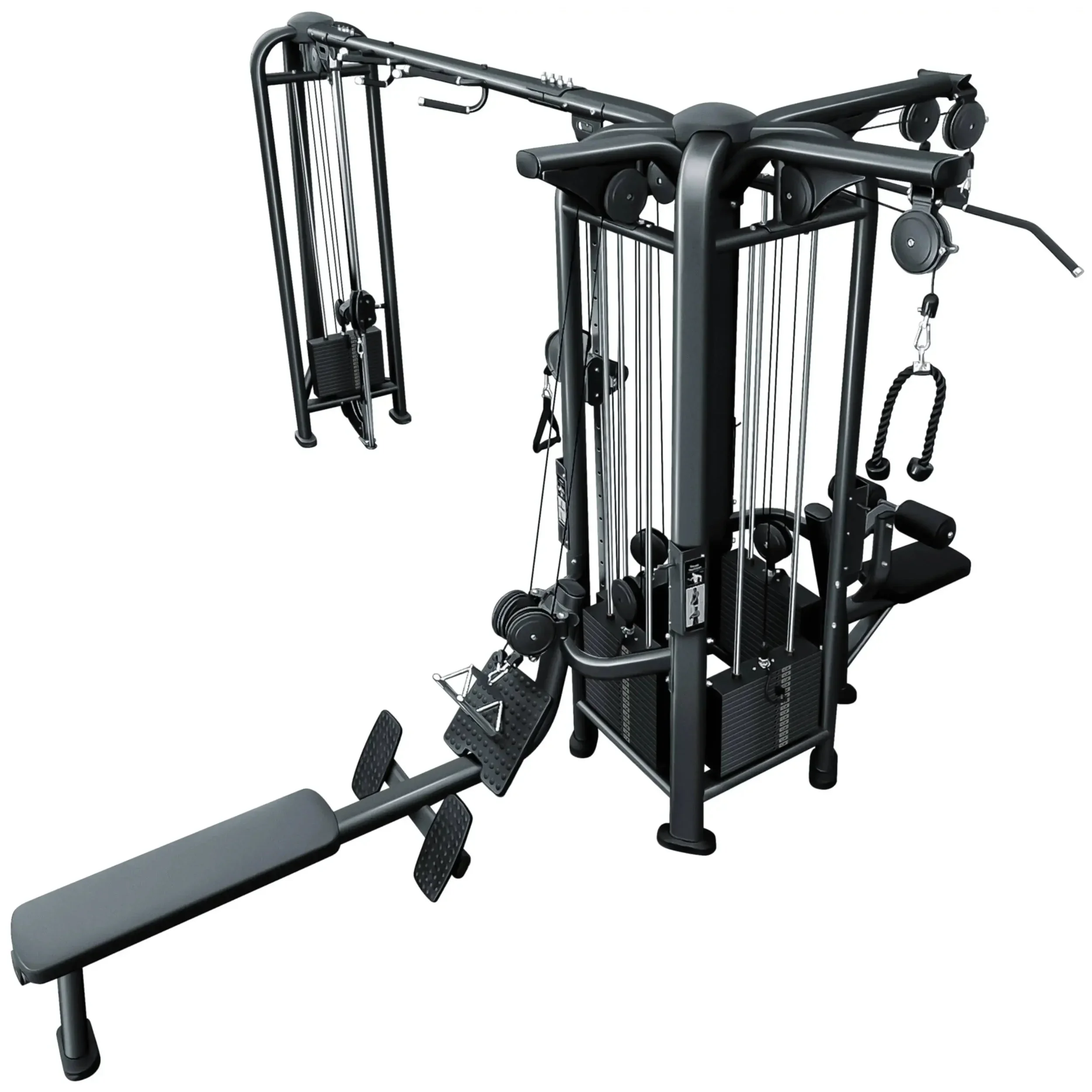 French Fitness FFB Black 5 Stack Multi Jungle Gym (New) - Image 4