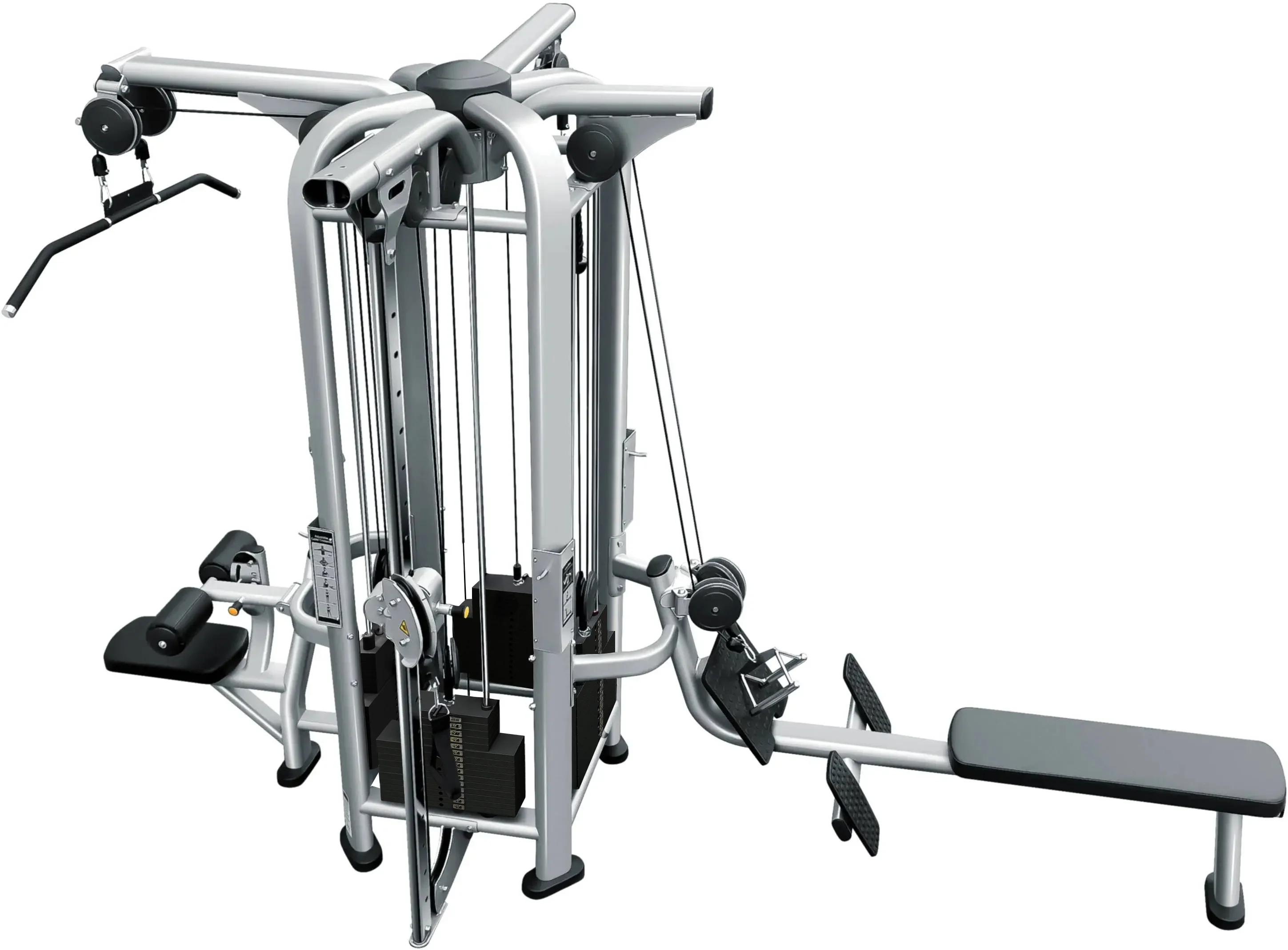 4 Stack Multi Jungle Gym - French Fitness FFS Silver (New) - Image 2
