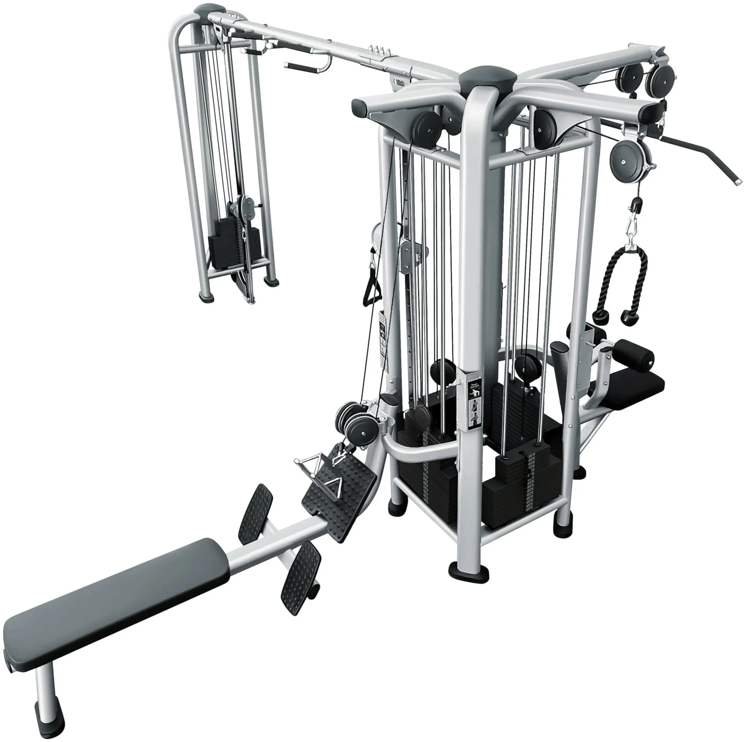 5 Stack Multi Jungle Gym - French Fitness FFS Silver (New) - Image 6